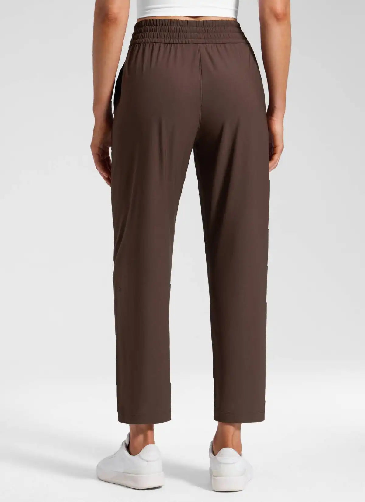 Feathery-Fit Drapey Tapered Ankle Pant 27"