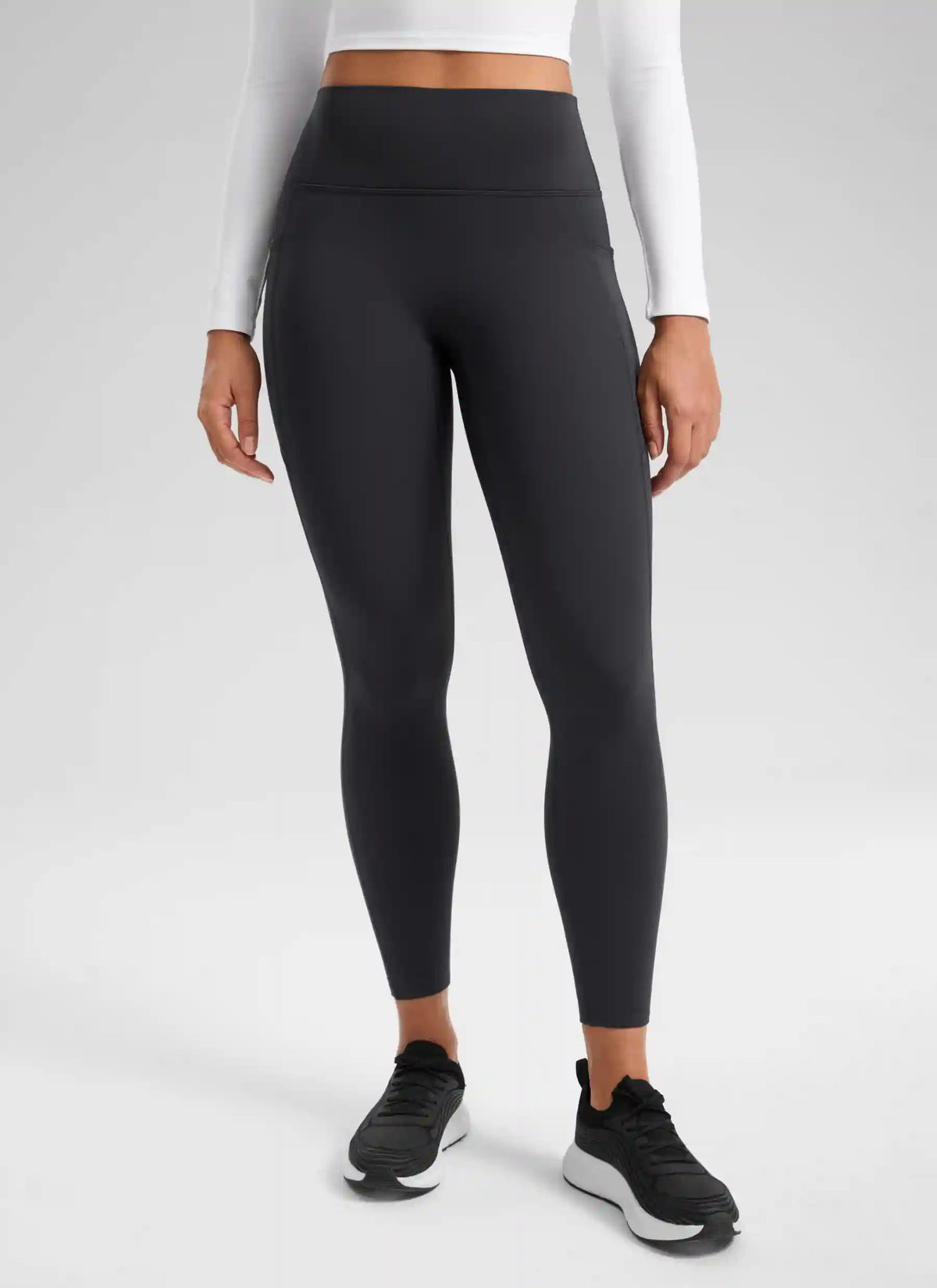 Matte Thermal Fleece Lined Pocket Legging 25''