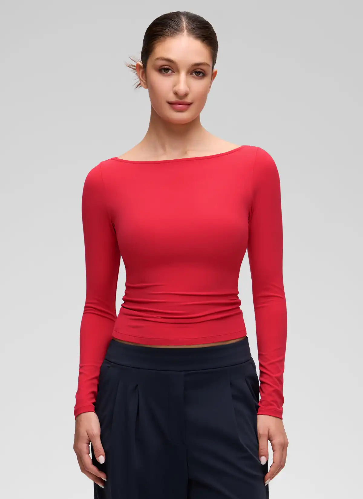 Softembrace Boat Neck Long Sleeve