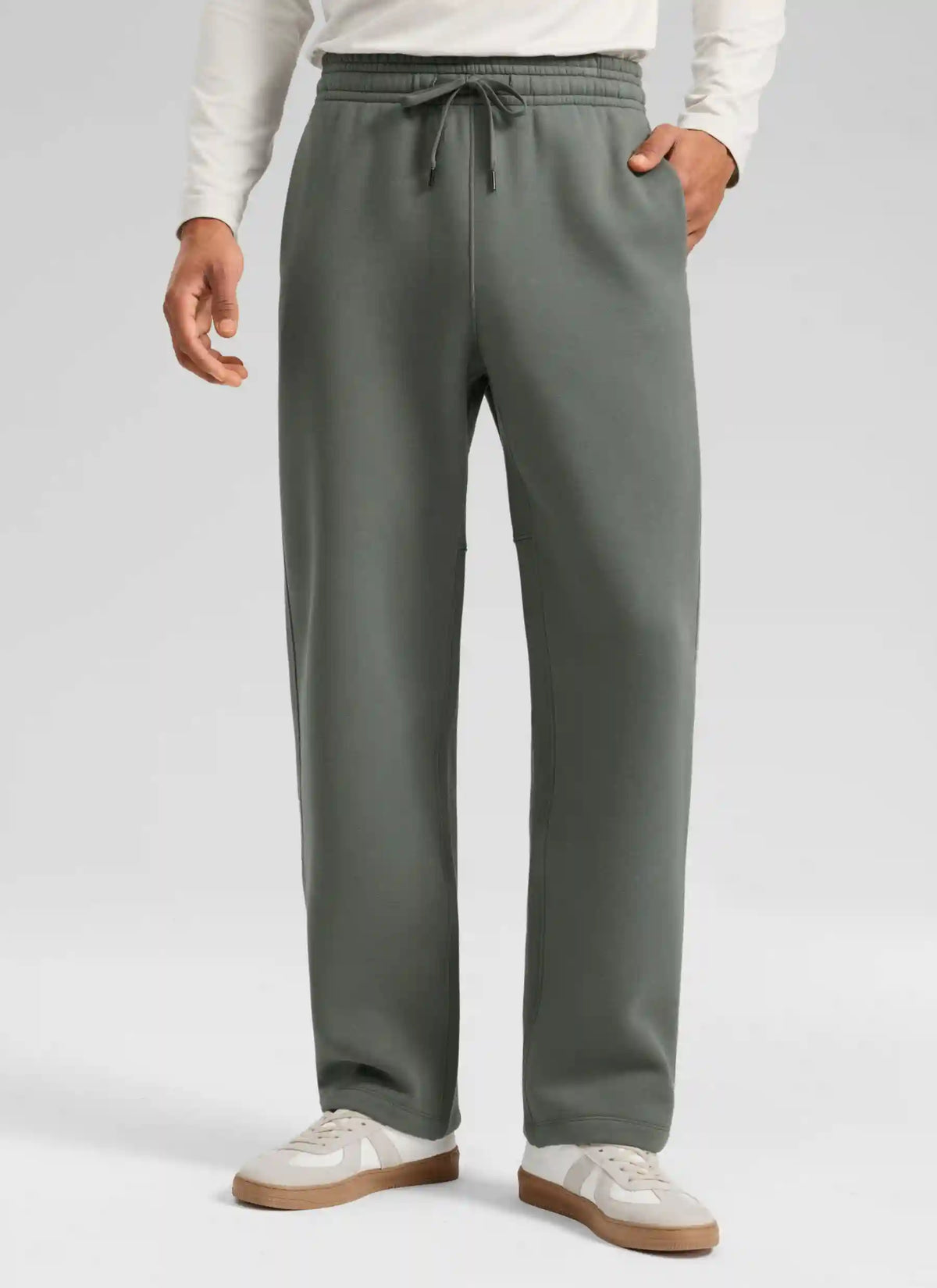 Fleece Lined Casual Mid Rise Sweatpant 30"