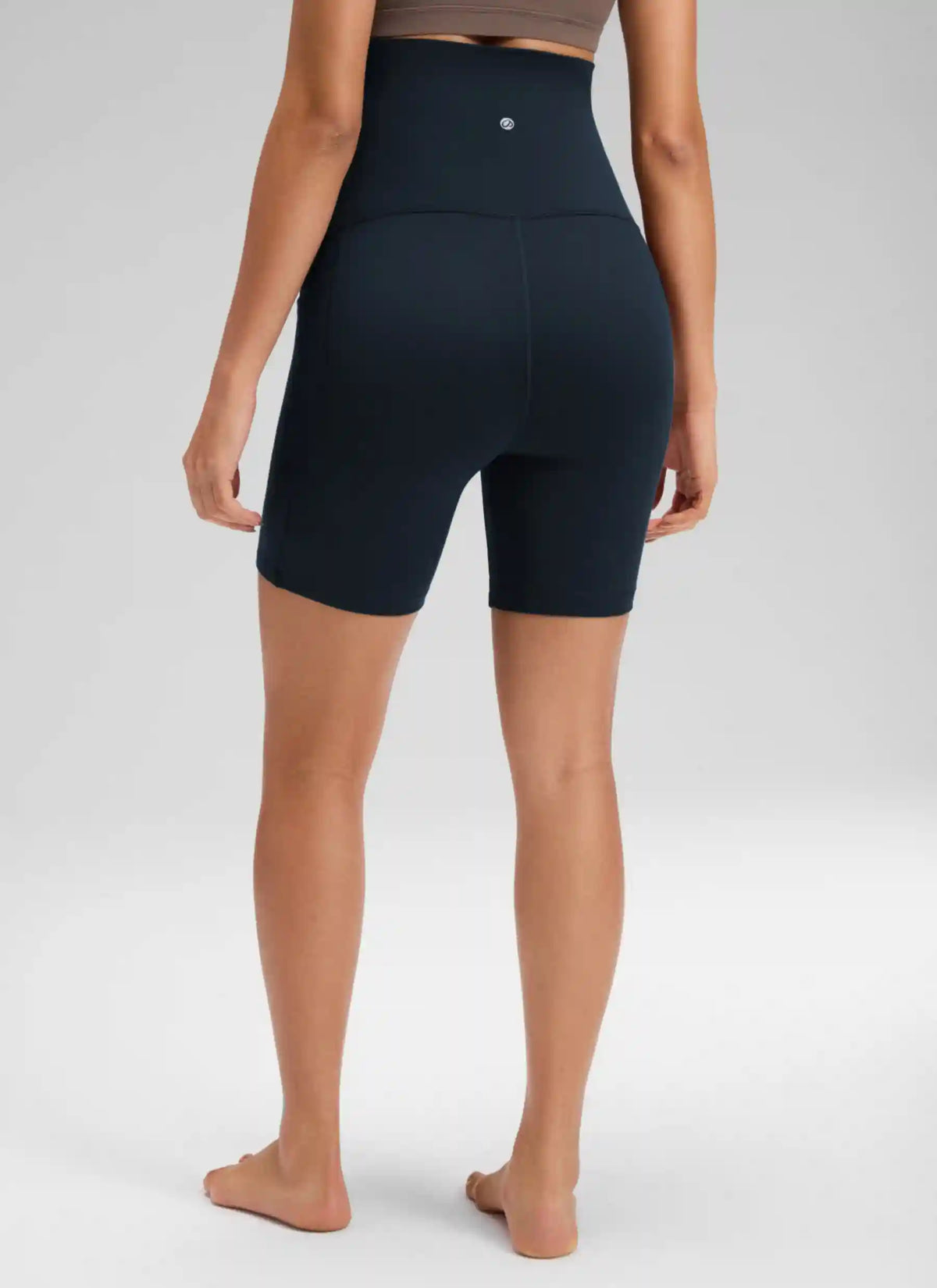 Softretch Maternity No Front Seam Shorts 6" 