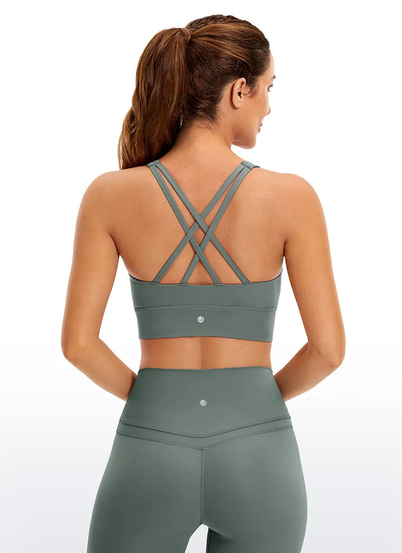 Butterluxe High Neck Strappy back Bra