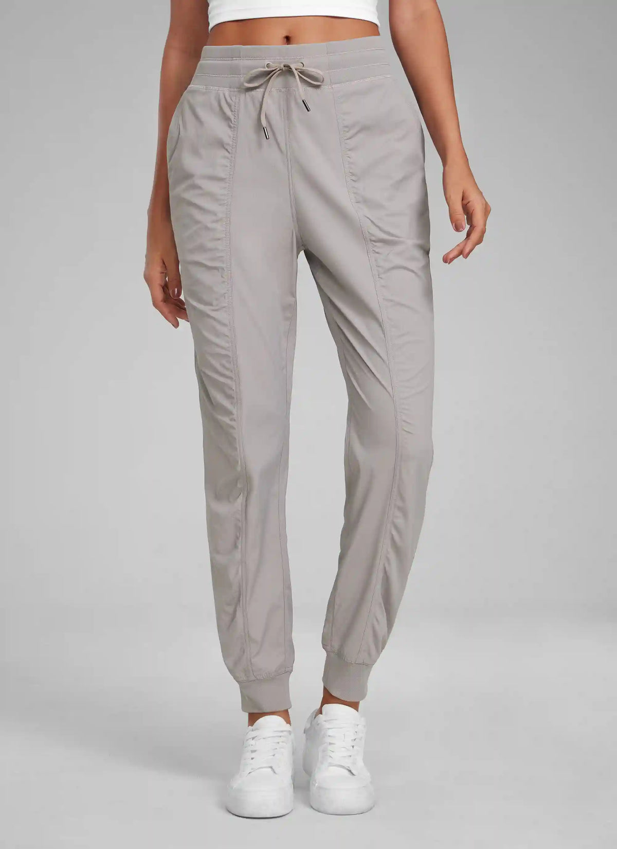 Striped Ruched Pocket Jogger 28''