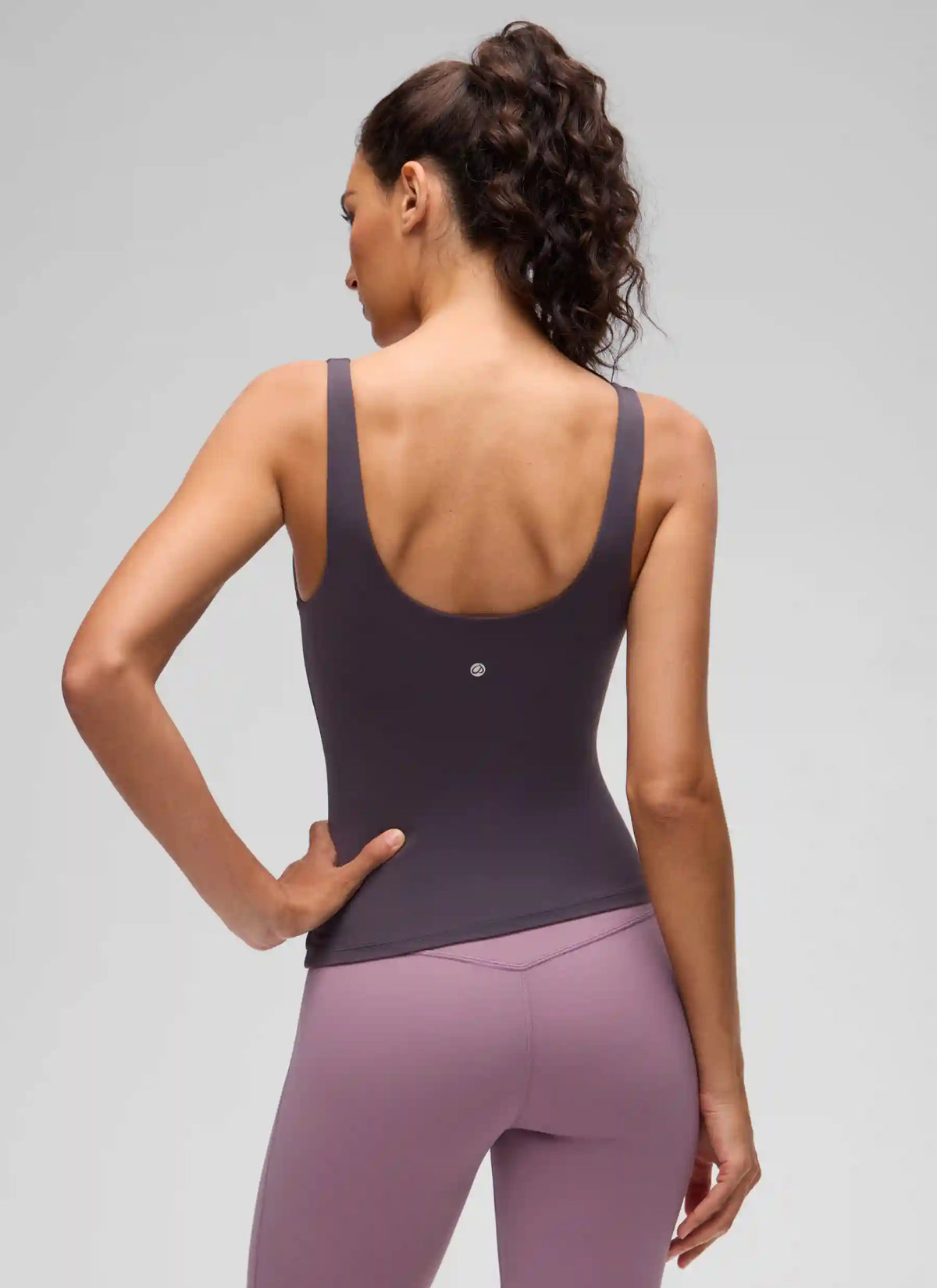 Butterluxe V Neck Wide Strap Built in Bra Tank