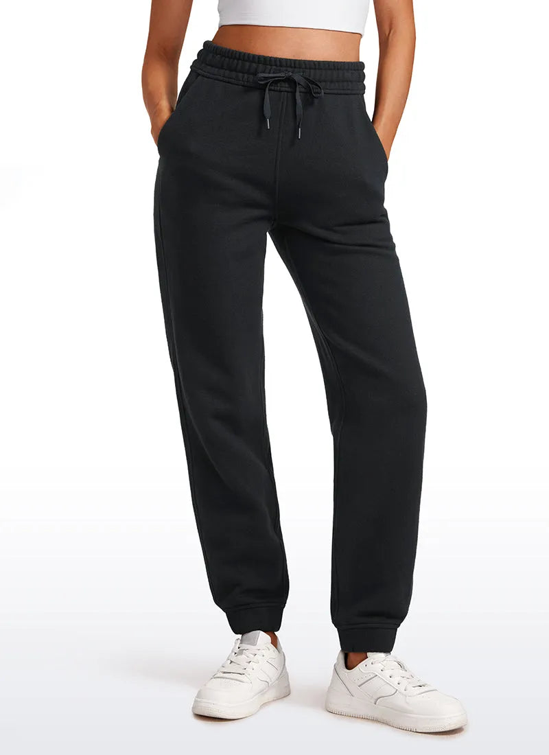 Fleece Lined High Rise Sweatpant 28''