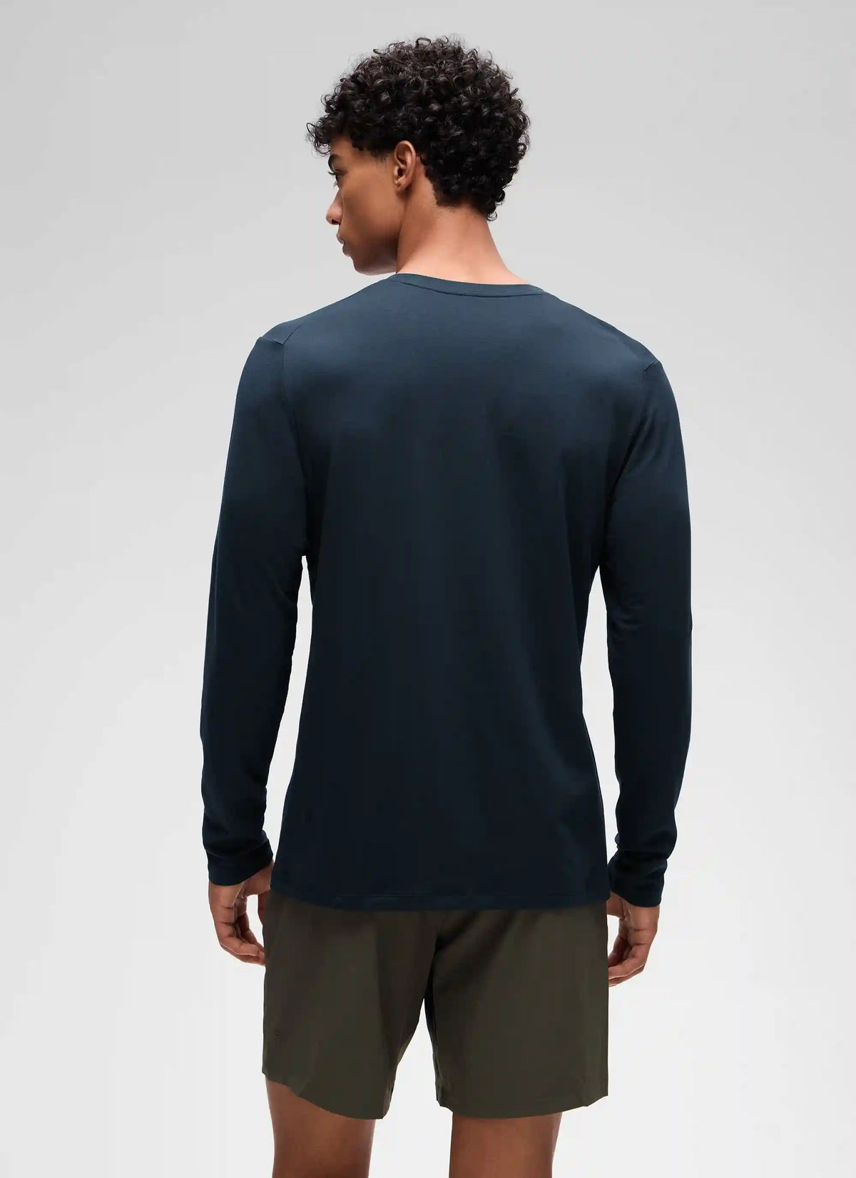 Poly Cotton-Blend Lightweight Long Sleeve