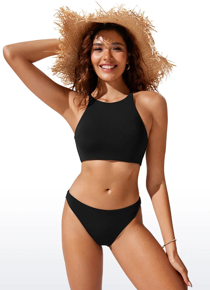 Sunshine Crisscross Back Bikini Top